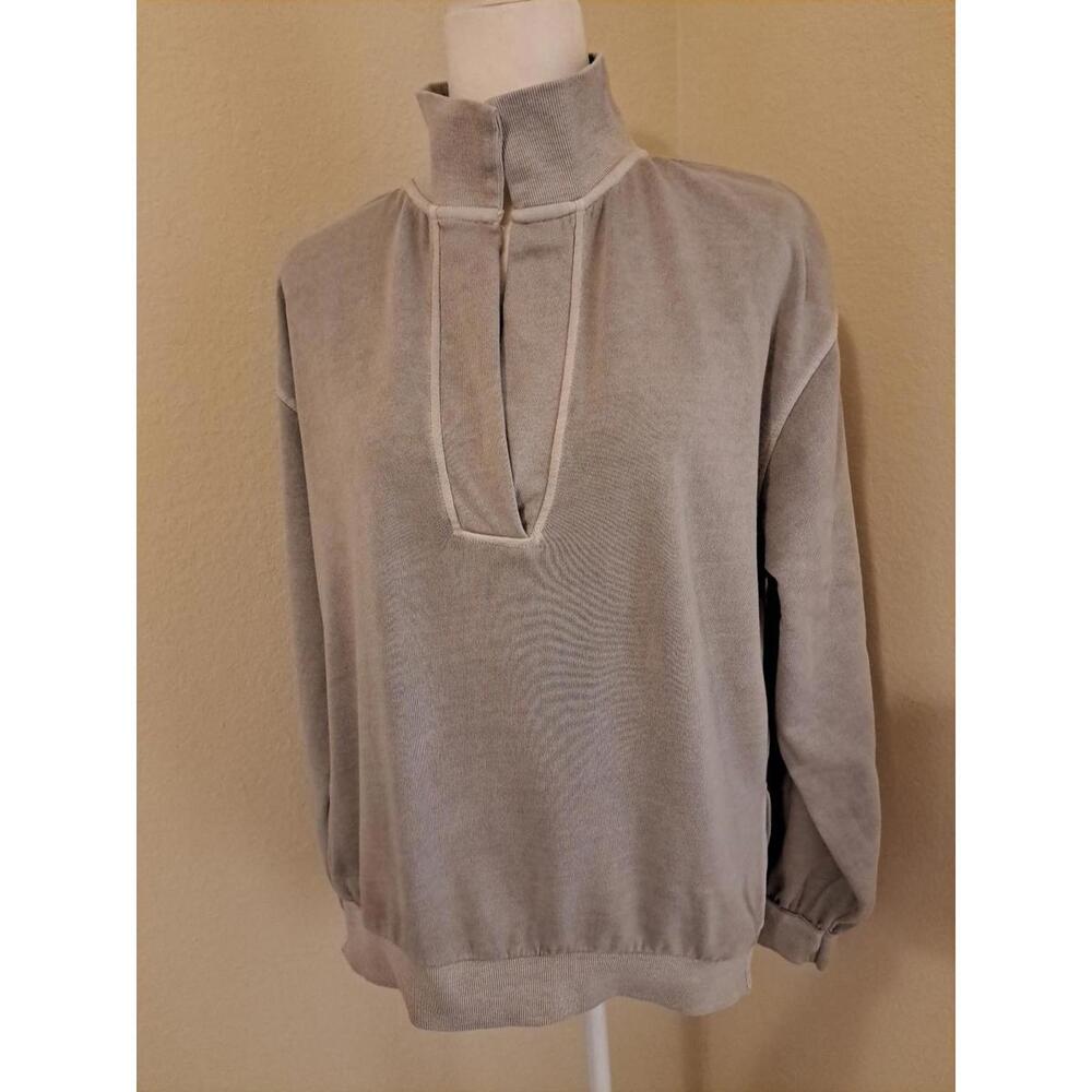 Gray State Terry Sweatshirt Grey Size M L EUC